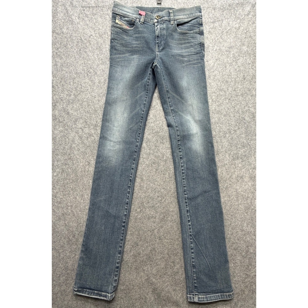 Diesel Straitzee Regular Slim Straight Jeans Wash 0801H Blue Stretch 29